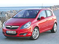 Opel Corsa вошла в тройку самых красивых автомобилей 2007 года