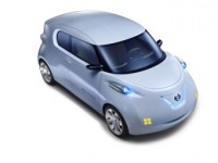 В Париже представили прототип массового электромобиля Nissan Townpod 
