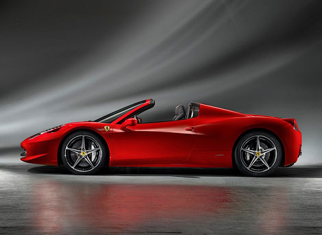 Компания Ferrari распространила официальную информацию об открытой модификации суперкара 458 Italia, получившей традиционное название Spider.