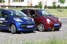 Женский тест: Peugeot 107 против Daewoo Matiz Женский тест: Peugeot 107 против Daewoo Matiz