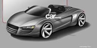 Audi R8 будет без крыши Audi R8 будет без крыши