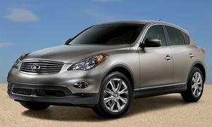 Infiniti EX заживляет на себе царапины Infiniti EX заживляет на себе царапины