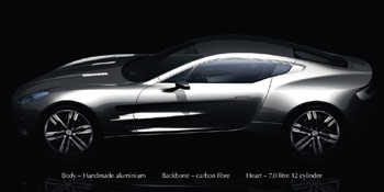 Aston Martin показал фото модели One-77 Aston Martin показал фото модели One-77