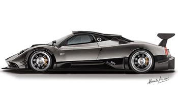 � ���� ����������� 750-������� �������� �������� Pagani Zonda R