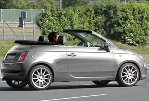 Fiat 500 кабриолет покажут уже в марте Fiat 500 кабриолет покажут уже в марте