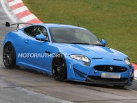 Появились фотографии трекового варианта купе Jaguar ХКR-S Появились фотографии трекового варианта купе Jaguar ХКR-S