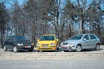 : Chevrolet Aveo & Hyundai Getz & Skoda Fabia
